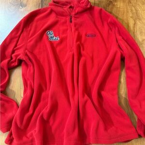 Drake Ole Miss fleece quarter zip